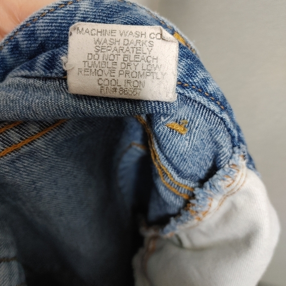 VINTAGE Agolde jean skirt size 29 - Picture 10 of 14
